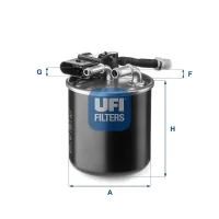 Fuel filter UFI 24.151.00