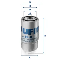 Fuel filter UFI 24.H2O.01