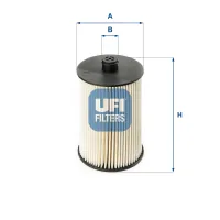 Fuel filter UFI 26.018.00