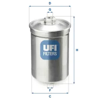 Fuel filter UFI 31.502.00
