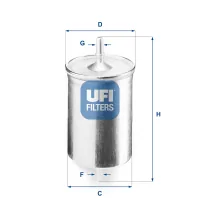 Fuel filter UFI 31.718.00