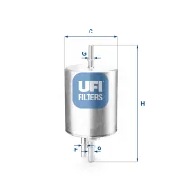 Fuel filter UFI 31.830.00