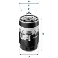 Oil filter UFI 23.249.00