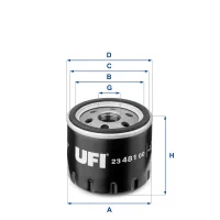 Oil filter UFI 23.481.00
