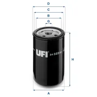 Fuel filter UFI 24.323.00