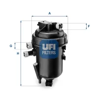 Fuel filter UFI 55.112.00