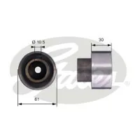 Gates T42053 belt tensioner roller