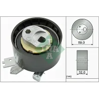 Ролик натягувача ременя INA 531 0906 10