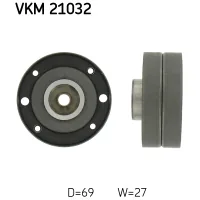 Ролик натягувача ременя SKF VKM 21032