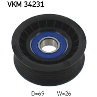 Ролик натягувача ременя SKF VKM 34231