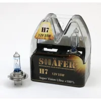 Автолампа SHAFER H712V55WSuperVisionUltra+100 (SL3007)