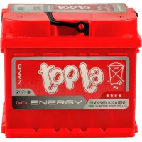 Акумулятор автомобільний Topla 45 Ah/12V Energy Euro (108 045)