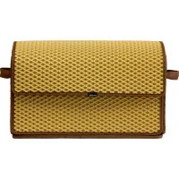 Organizer bag EVAtech 30x49x25 cm Beige with brown edging (BS12258SM5RIE)