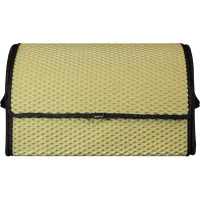 Organizer bag EVAtech M-PRO 32x50x30 cm. Rhombus beige with black edging (BS13642OM3RIB)
