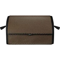 Organizer bag EVAtech M-PRO 32x50x30 cm. Rhombus brown with black edging (BS13642OM3RZB)