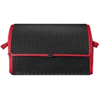 Organizer bag EVAtech M-PRO 32x50x30 cm. Rhombus black with red edging (BS13642OM3RBR)