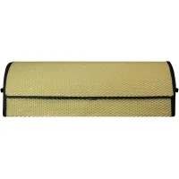 Organizer bag EVAtech XL-PRO 32x100x30 cm. Beige rhombus with black edging (BS13643OX3RIB)