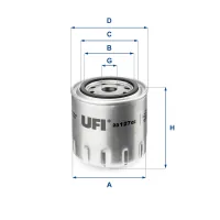 Oil filter UFI 23.127.02