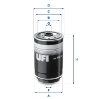 Fuel filter UFI 24.468.00