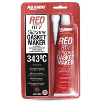 Герметик автомобільний Runway Red RTV Silicone 85г (RW8500)