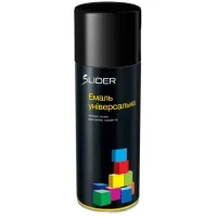 Aerosol car paint SLIDER 9005 black glossy., 400 ml (000001038)