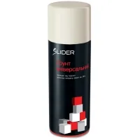 Aerosol paint for cars SLIDER primer white, 400 ml (000008001)