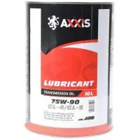 Трансмісійна олива AXXIS 75W-90 GL-4 / GL-5  10л (ax-1009)