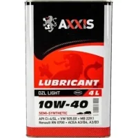 Моторна олива AXXIS 10W-40 DZL Light 4л (AX-2039)
