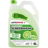 Омивач автомобільний AUTO DRIVE Lime 4л (AD0131)