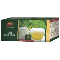 Чай Золотий Слон Зелений 20х1.5 г (4820186122015)