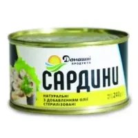 Canned fish Homemade products Sardines in oil 240 g (4820186120332)