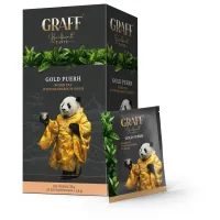 Graff Gold Puer tea With tangerine aroma 20 bags x 1.8 g (4820279610634)