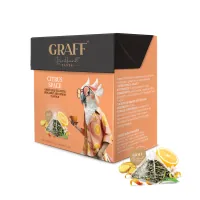 Graff Citrus Space Green tea 20 pyramids of 1.8 g each (4820279611099)