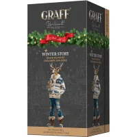 Graff Winter Story Black tea with cinnamon and apple 20 sachets of 1.8 g (4820279611426)