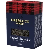 Sherlock Secrets English Breakfast black leaf tea 100 g (shs.00902)