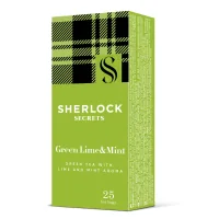 Sherlock Secrets Green Lime & Mint green tea 25x1.8 g (shs.01725)