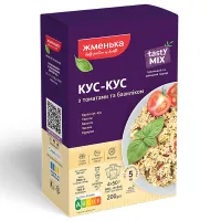 Groats Zhmenka Couscous with tomatoes and basil 200 g (4820152181879)