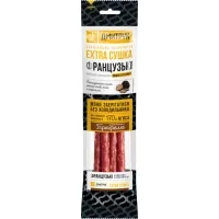 Meat snacks Dmytruk Sausages raw smoked French 80 g (4820247142792)