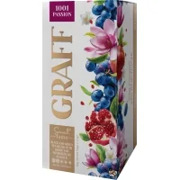 Graff 1001 Passion tea with the aroma of grapes and pomegranate 20x1.5 g (4820279612522)