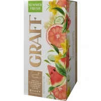Graff Summer Fresh tea with the aroma of grapefruit, cucumber and watermelon 20x1.5 g (4820279612287)