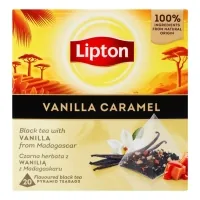 Lipton black tea "Vanilla Caramel" 20 bags (5063270110973)