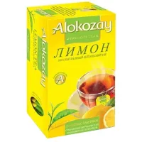 Alokozay black tea with lemon flavor 25x2 g (4820229040436)