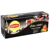 Lipton Earl Gray tea with bergamot aroma 25 bags (8720608016242)