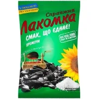 Sunflower seeds Lakomka fried salted 120 g (4820134942986)