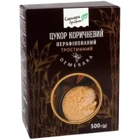 Цукор Саркара продукт коричневий нерафінований тростинний 500 г (коробка) (60004)
