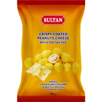 Горіхи Sultan Арахіс смажений солоний в хрусткій оболонці зі смаком сиру 60 г (slt.50434)