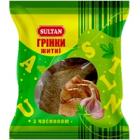 Сухарики Sultan житні з часником 80 г (slt.50977)