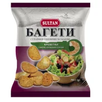 Сухарики Sultan пшеничні зі смаком креветки з кисло солодким соусом 70 г (slt.51219)