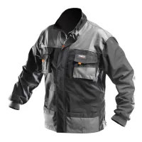 Neo Tools work jacket, size XXL (58), 267 g/m2, reinforced, gray (81-210-XXL)