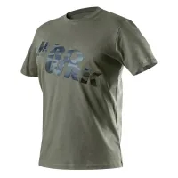 Work T-shirt Neo Tools CAMO olive, size M(50), with print (81-612-M)